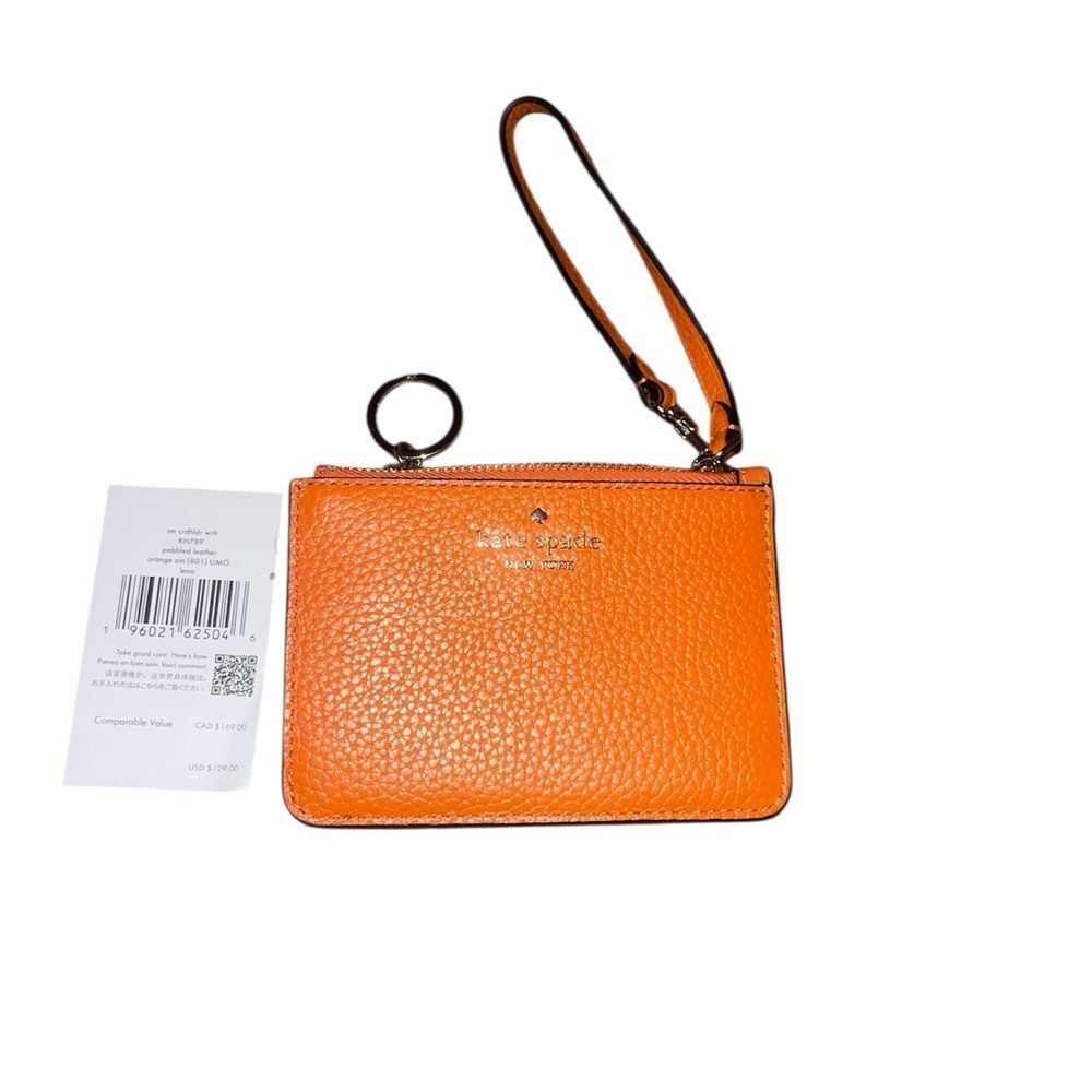 Kate Spade Orange Wristlet